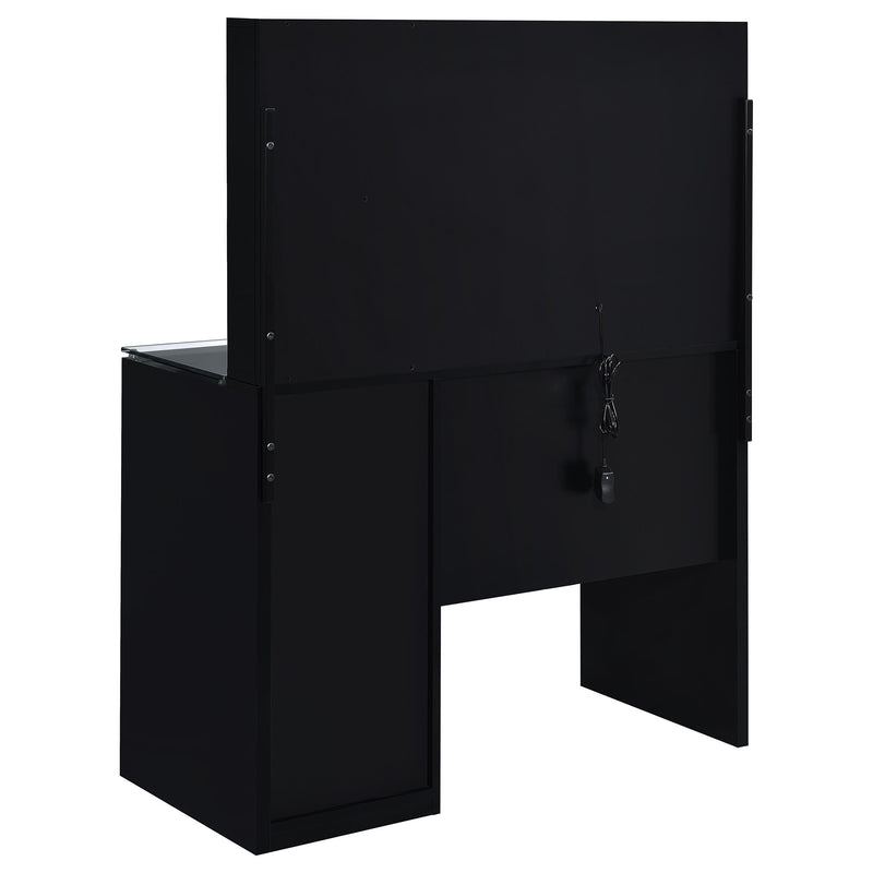 Flora Makeup Vanity Table with LED Mirror and Stool - Furniture City (CA)l