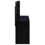 Flora Makeup Vanity Table with LED Mirror and Stool - Furniture City (CA)l