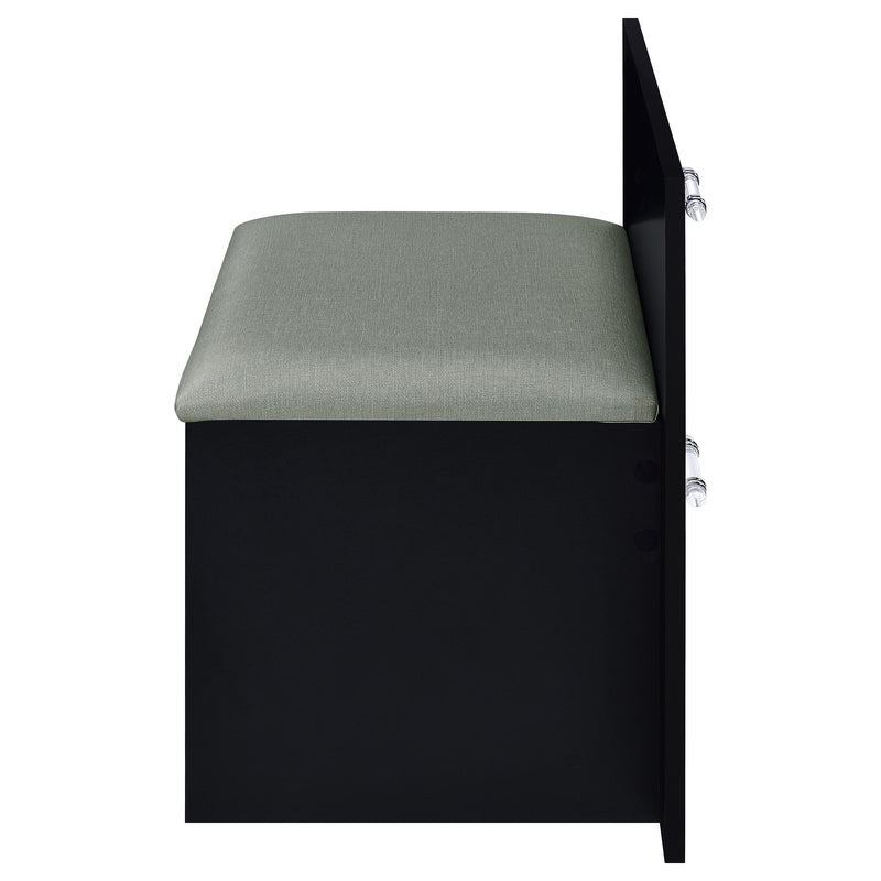 Flora Makeup Vanity Table with LED Mirror and Stool - Furniture City (CA)l