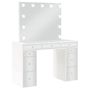 Regina Makeup Vanity Table with LED Mirror and Stool - Furniture City (CA)l