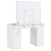 Regina Makeup Vanity Table with LED Mirror and Stool - Furniture City (CA)l