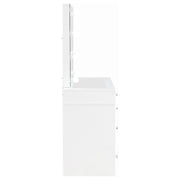 Regina Makeup Vanity Table with LED Mirror and Stool - Furniture City (CA)l