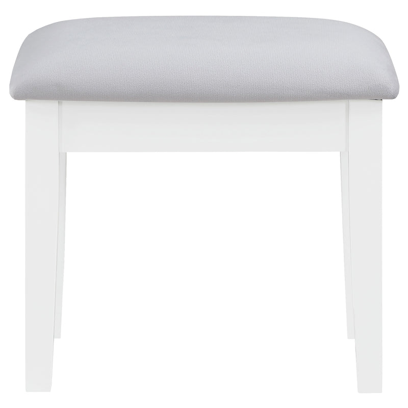 Regina Makeup Vanity Table with LED Mirror and Stool - Furniture City (CA)l