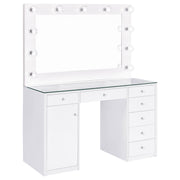 Acena Makeup Vanity Table with LED Mirror - Furniture City (CA)l