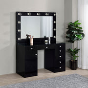 Acena Makeup Vanity Table with LED Mirror - Furniture City (CA)l