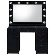 Acena Makeup Vanity Table with LED Mirror - Furniture City (CA)l