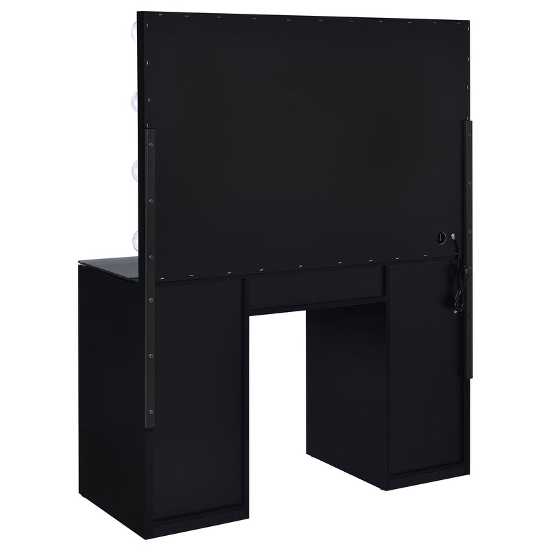 Acena Makeup Vanity Table with LED Mirror - Furniture City (CA)l