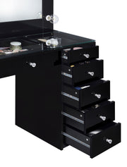 Acena Makeup Vanity Table with LED Mirror - Furniture City (CA)l