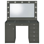Acena Makeup Vanity Table with LED Mirror - Furniture City (CA)l