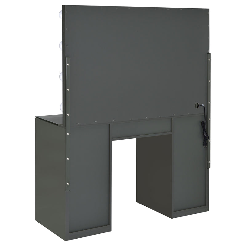 Acena Makeup Vanity Table with LED Mirror - Furniture City (CA)l
