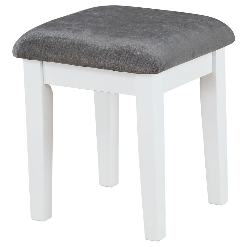 Elijah Makeup Vanity Table with LED Mirror and Stool - Furniture City (CA)l