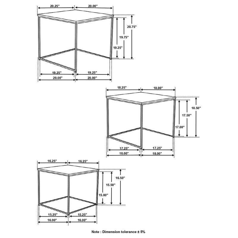 Belcourt Nesting Table Set - Furniture City (CA)l