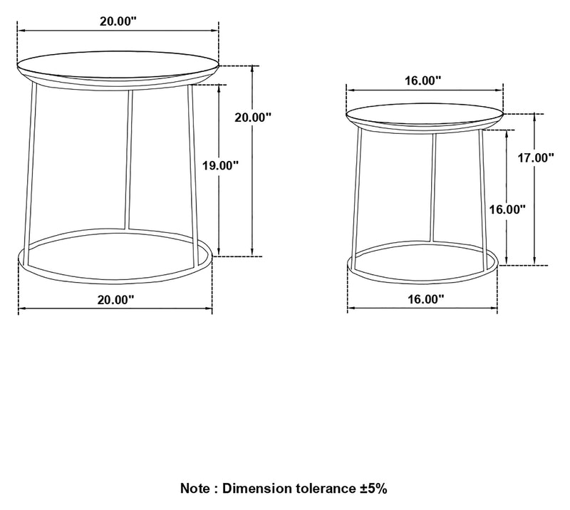 Loannis Nesting Table Set - Furniture City (CA)l