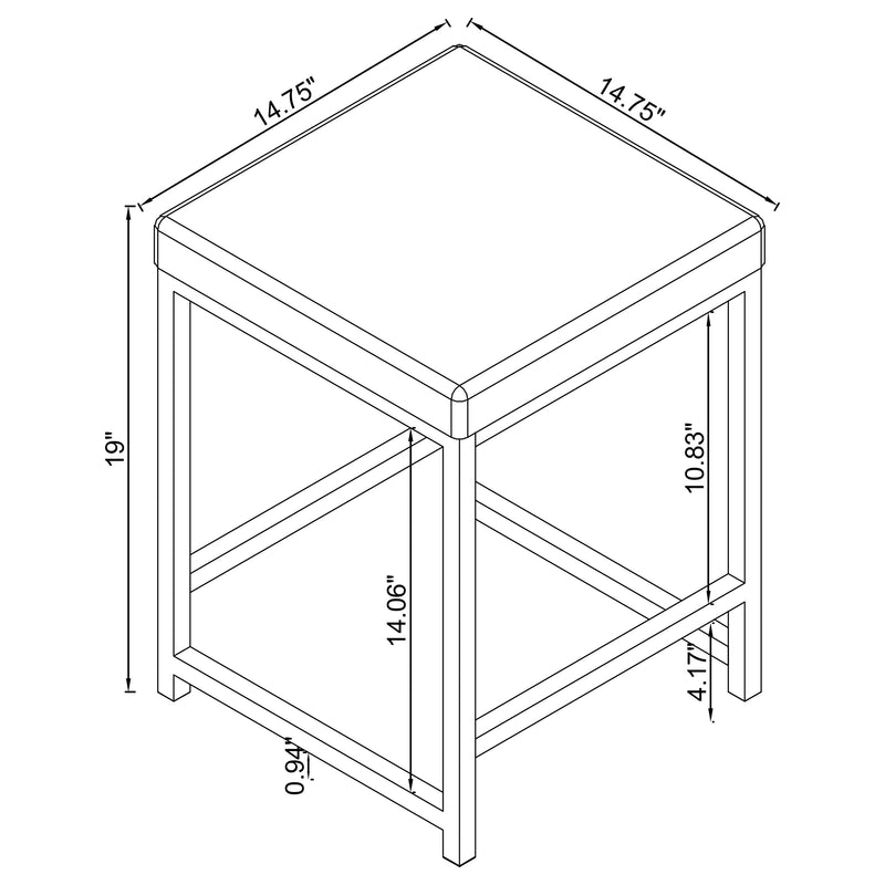 Umbridge Makeup Vanity Stool - Furniture City (CA)l