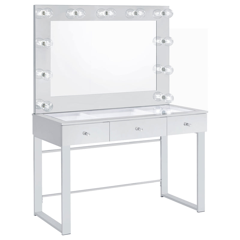 Umbridge Makeup Vanity Table with LED Mirror - Furniture City (CA)l