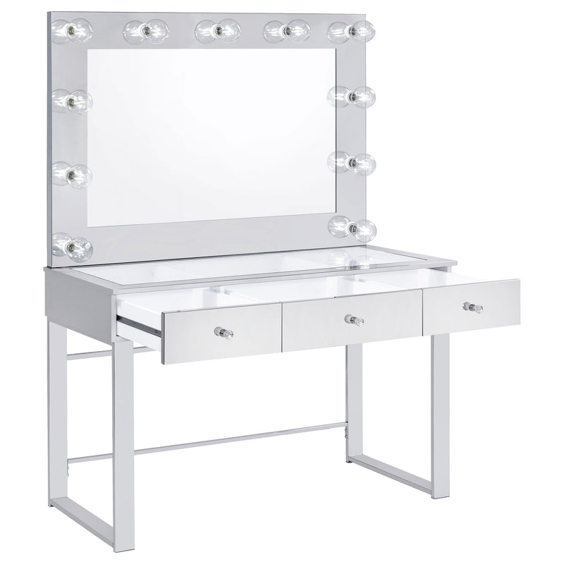 Umbridge Makeup Vanity Table with LED Mirror - Furniture City (CA)l