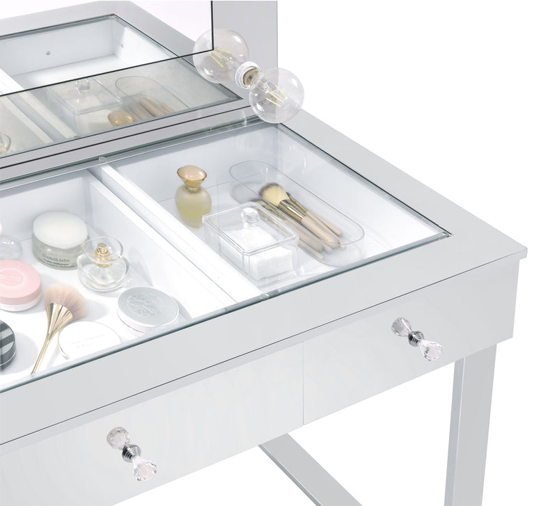 Umbridge Makeup Vanity Table with LED Mirror - Furniture City (CA)l