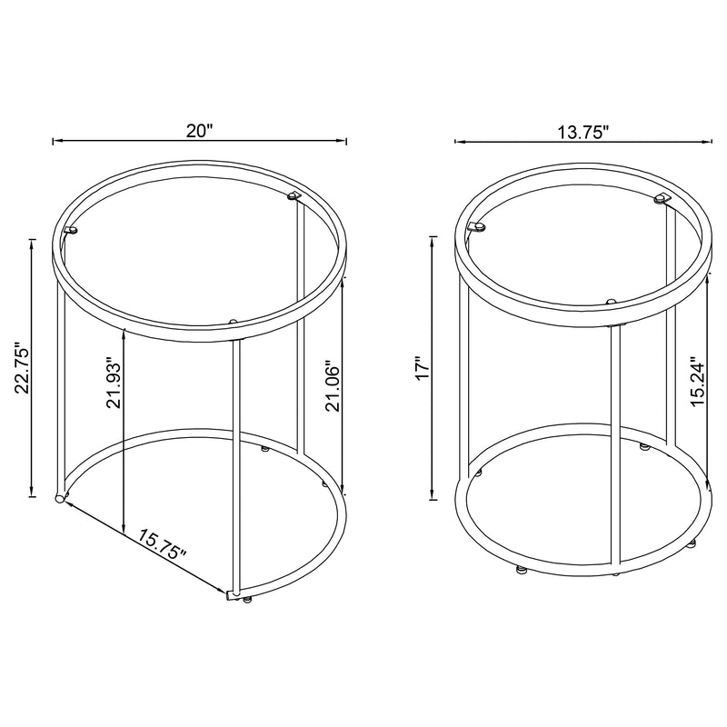 Maylin Nesting Table Set - Furniture City (CA)l