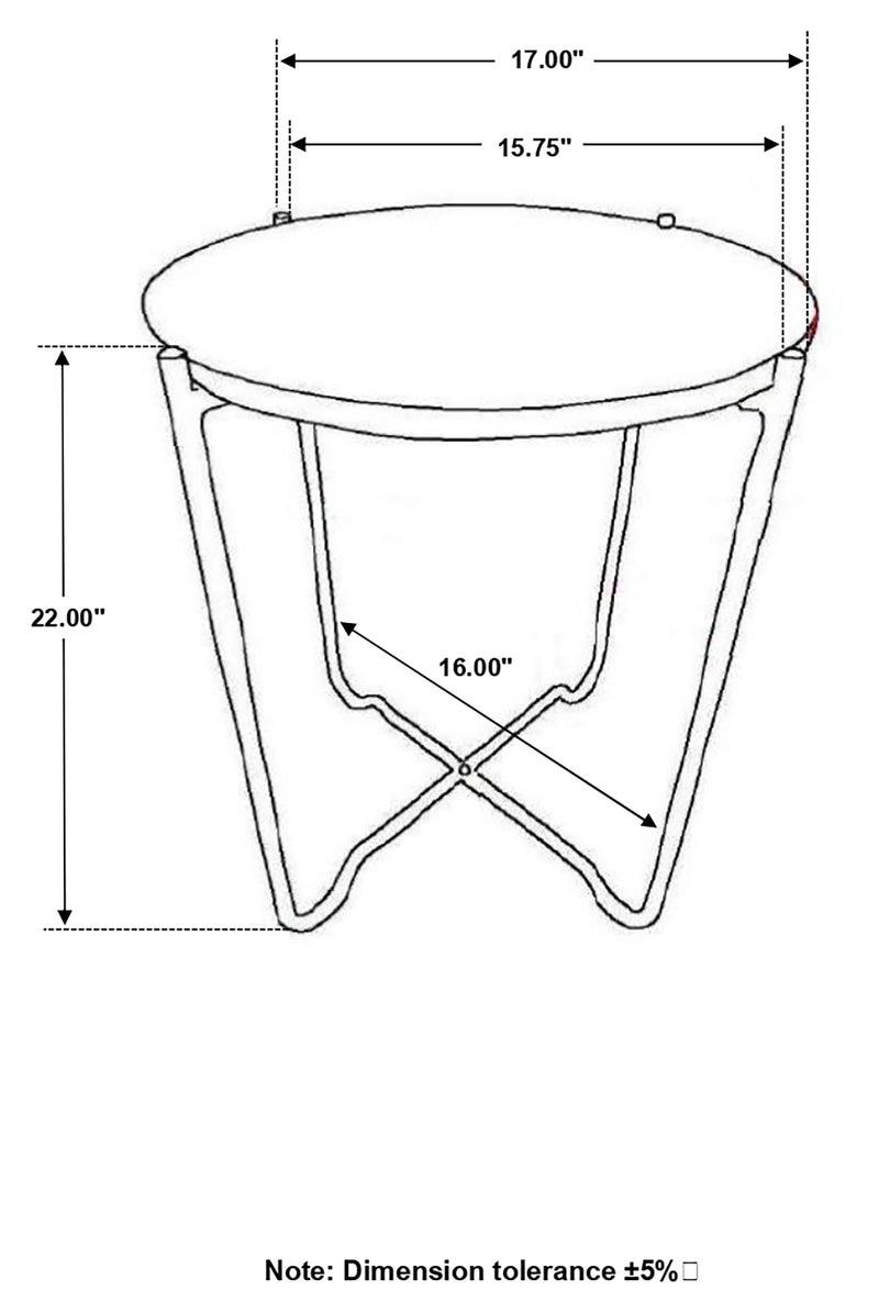 Latifa Side Table - Furniture City (CA)l