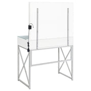 Eliza Makeup Vanity Table with LED Mirror and Stool - Furniture City (CA)l