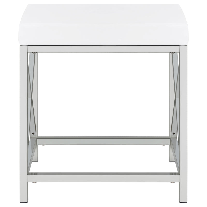 Eliza Makeup Vanity Table with LED Mirror and Stool - Furniture City (CA)l