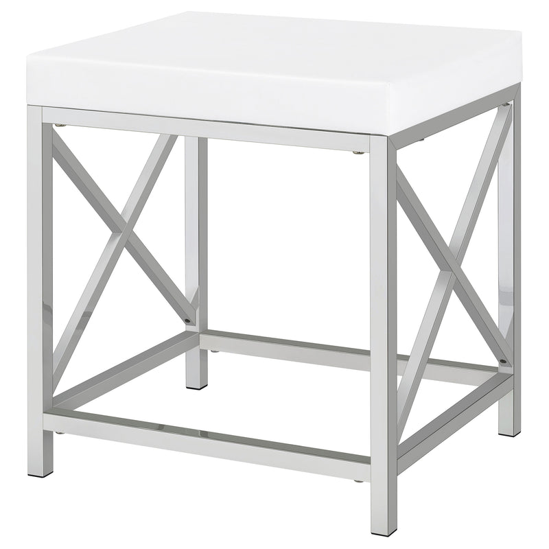 Eliza Makeup Vanity Table with LED Mirror and Stool - Furniture City (CA)l