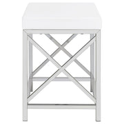Eliza Makeup Vanity Table with LED Mirror and Stool - Furniture City (CA)l
