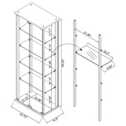 Delphinium Curio Cabinet - Furniture City (CA)l