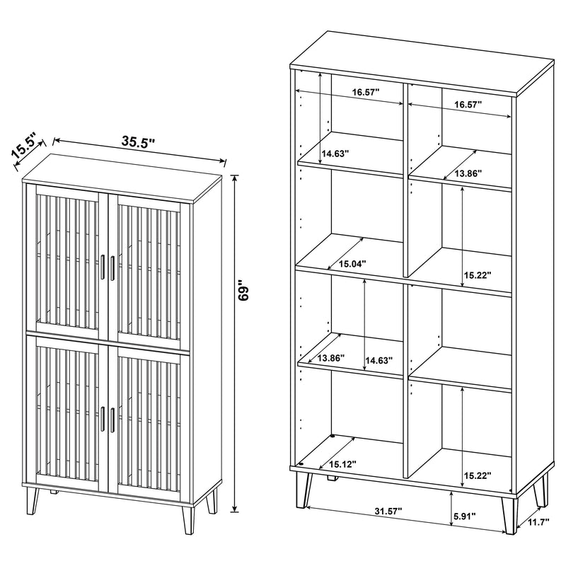 Elouise Tall Accent Cabinet - Furniture City (CA)l