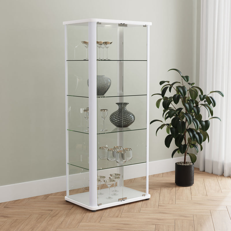 Aero Curio Cabinet with LED Lighting - Furniture City (CA)l
