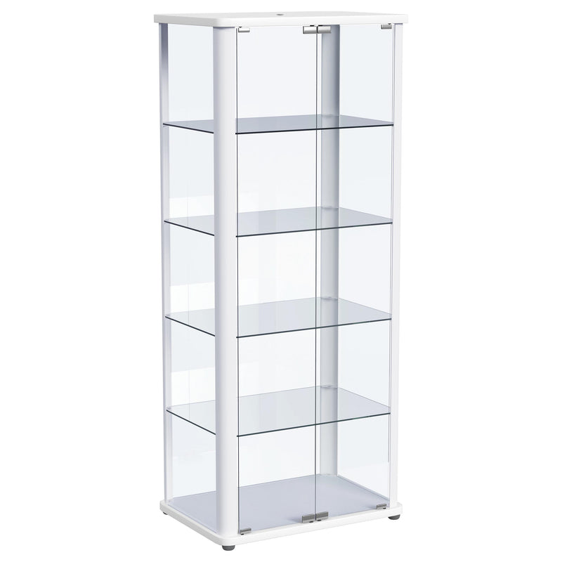 Aero Curio Cabinet with LED Lighting - Furniture City (CA)l