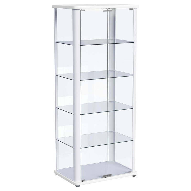 Aero Curio Cabinet with LED Lighting - Furniture City (CA)l