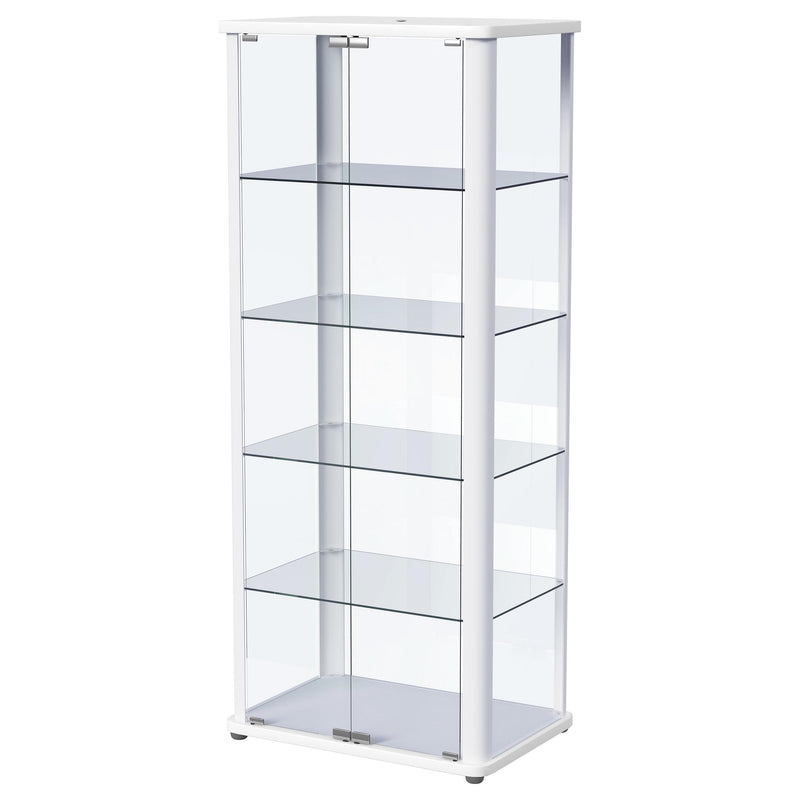 Aero Curio Cabinet with LED Lighting - Furniture City (CA)l