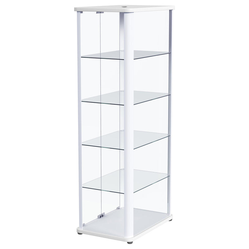 Aero Curio Cabinet with LED Lighting - Furniture City (CA)l