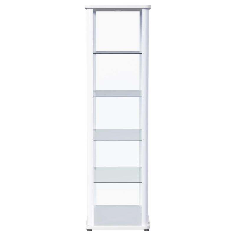 Aero Curio Cabinet with LED Lighting - Furniture City (CA)l