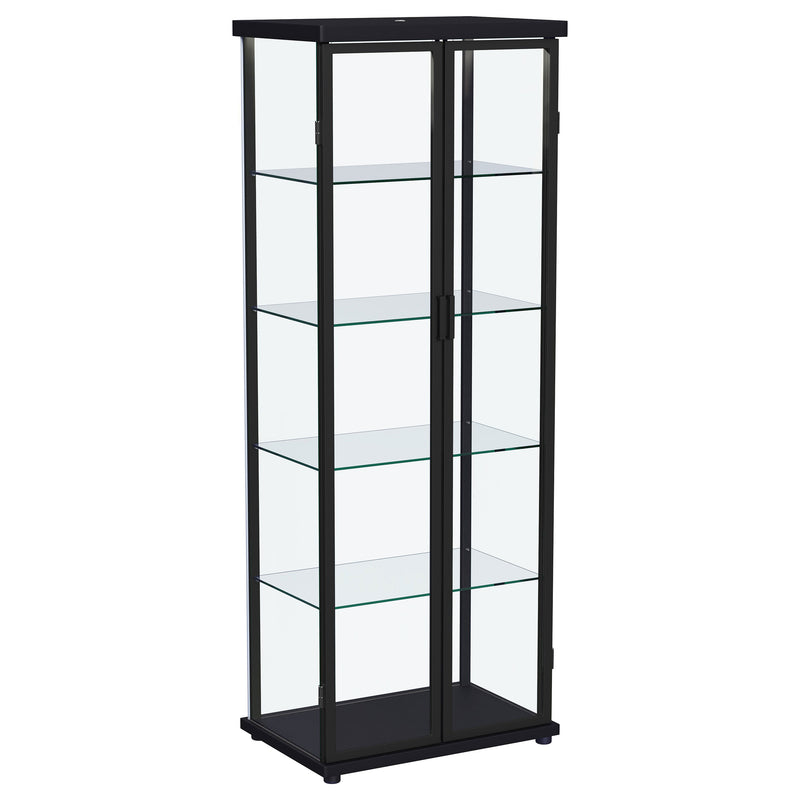 Aero Curio Cabinet with LED Lighting - Furniture City (CA)l