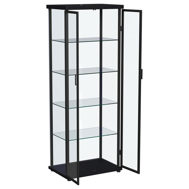 Aero Curio Cabinet with LED Lighting - Furniture City (CA)l