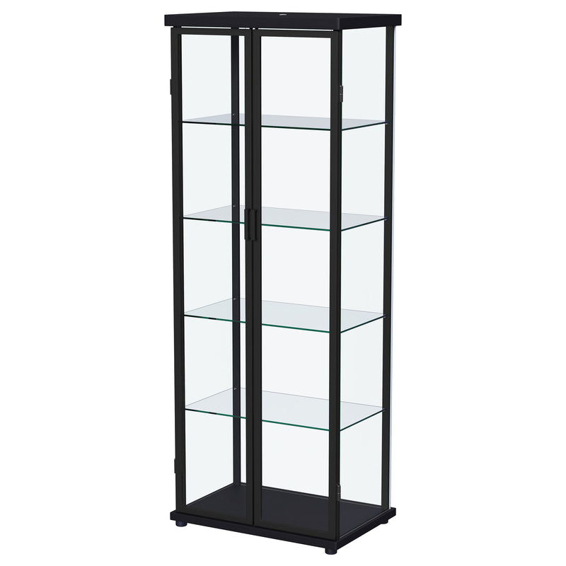 Aero Curio Cabinet with LED Lighting - Furniture City (CA)l