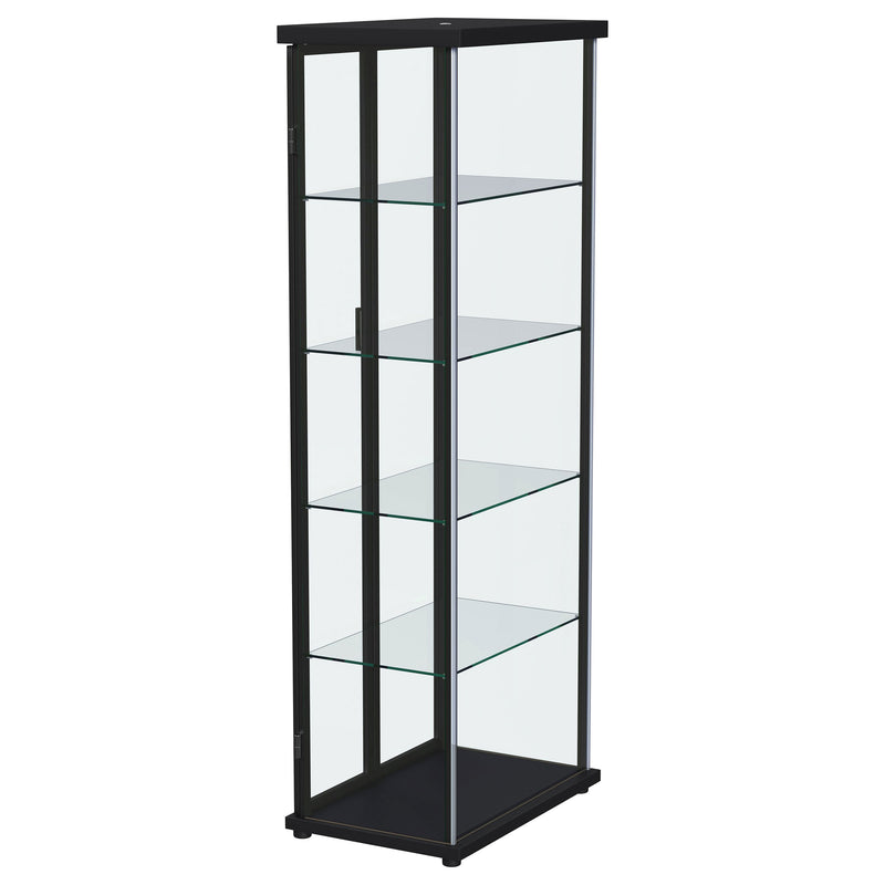 Aero Curio Cabinet with LED Lighting - Furniture City (CA)l