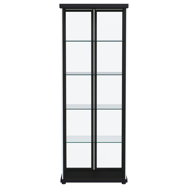 Aero Curio Cabinet with LED Lighting - Furniture City (CA)l