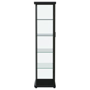Aero Curio Cabinet with LED Lighting - Furniture City (CA)l