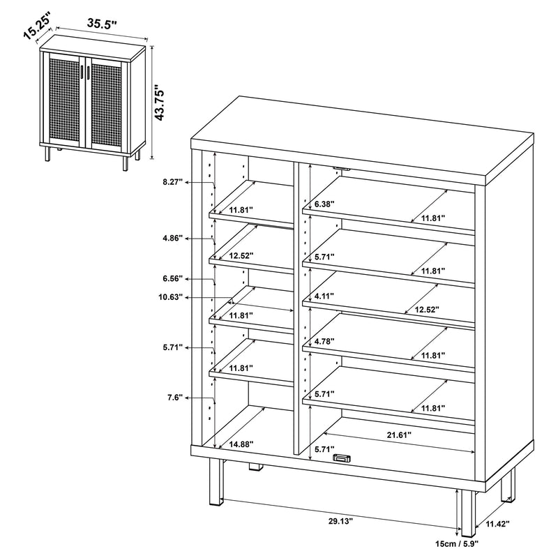 Teller Shoe Cabinet - Furniture City (CA)l