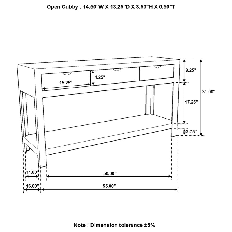 Esther Console Table - Furniture City (CA)l