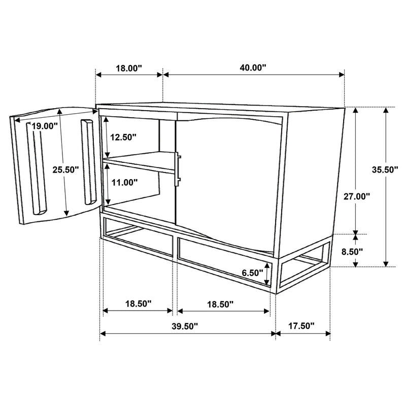 Zara Accent Cabinet - Furniture City (CA)l