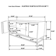 Zara Accent Cabinet - Furniture City (CA)l