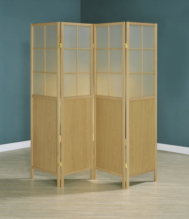 Edwards Four-Panel Room Divider - Furniture City (CA)l