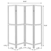Deepika Four-Panel Room Divider - Furniture City (CA)l