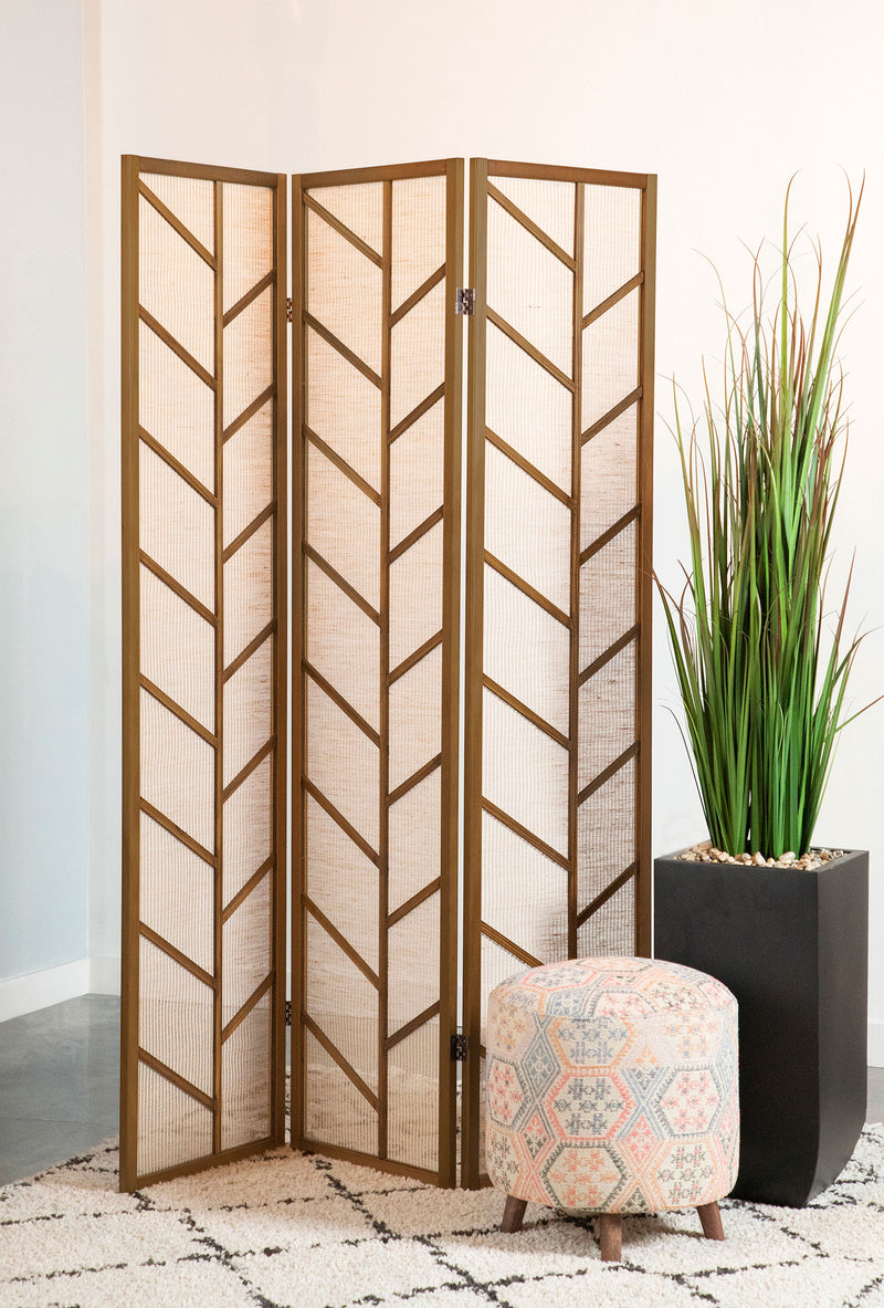 Mila Three-Panel Room Divider - Furniture City (CA)l