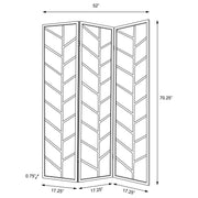 Mila Three-Panel Room Divider - Furniture City (CA)l