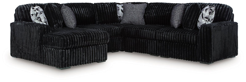 Midnight-Madness Sectional with Chaise - Furniture City (CA)l